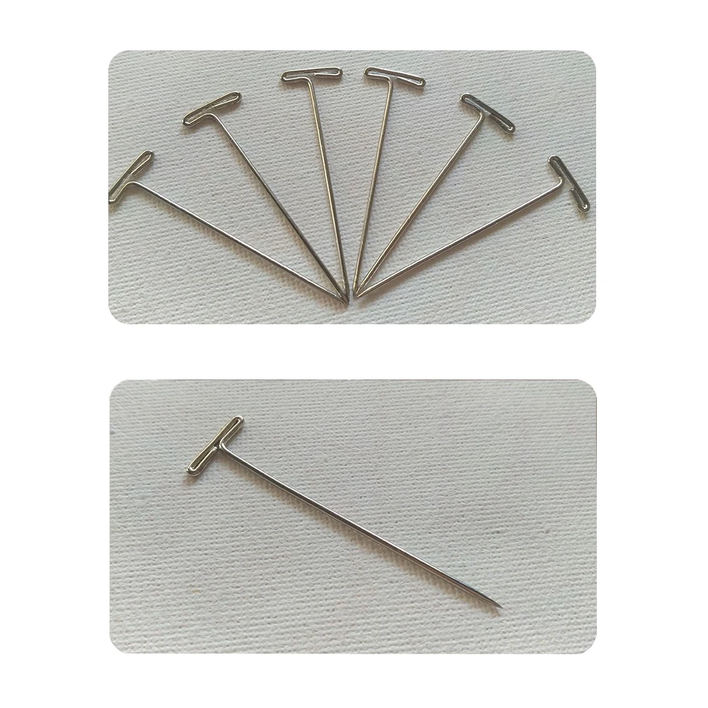 50Pcs Metal T Pins For Modelling Macrame Wigs Sewing Craft For Making Wigs Fixing Tool 32mm Silver T-pins
50Pcs Metal T Pins For Modelling Macrame Wigs Sewing Craft For Making Wigs Fixing Tool 32mm Silver T-pins