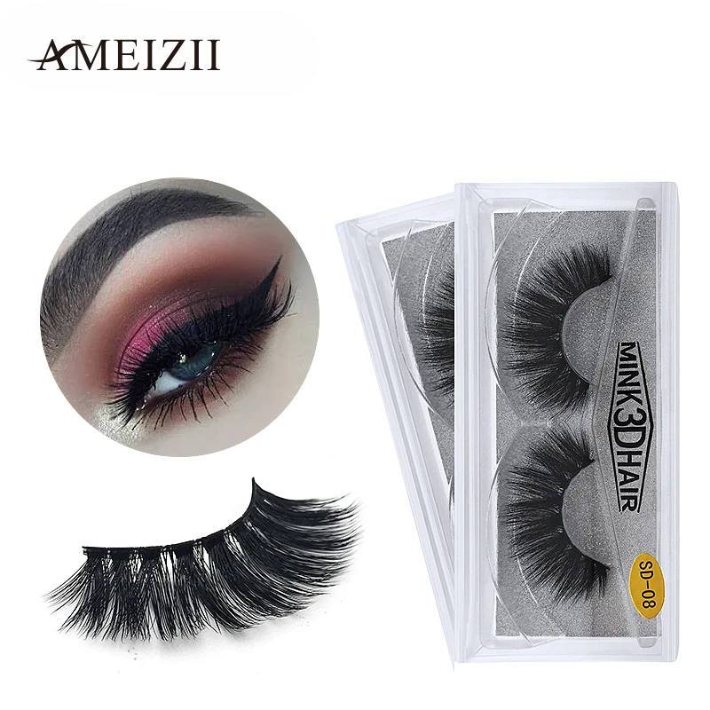 AMEIZII False Mink Eyelashes 3D Lashes Extension Individual Reusable Volume Soft Thick Fake Lashes Makeup Ciglia Finte
AMEIZII False Mink Eyelashes 3D Lashes Extension Individual Reusable Volume Soft Thick Fake Lashes Makeup Ciglia Finte