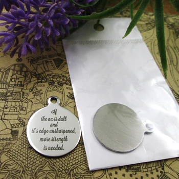 20pcs--"If the ax is dull and its unsharpened"stainless steel charm more styles for choosing DIY Charms Bible gold sentence
20pcs--"If the ax is dull and its unsharpened"stainless steel charm more styles for choosing DIY Charms Bible gold sentence