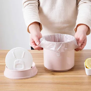Mini Waste Bin Office Desktop Rolling Cover Type Paper Basket Trash Bin Kitchen Bathroom Garbage Rubbish Can
Mini Waste Bin Office Desktop Rolling Cover Type Paper Basket Trash Bin Kitchen Bathroom Garbage Rubbish Can