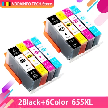 QSYRAINBOW 8pcs repalcement For HP655 for hp 655 hp655xl 655xl ink cartridge for HP Deskjet 3525/4615/4625/5525/6520c printer
QSYRAINBOW 8pcs repalcement For HP655 for hp 655 hp655xl 655xl ink cartridge for HP Deskjet 3525/4615/4625/5525/6520c printer