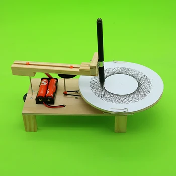 child educational toy gizmo diy Electric plotter Drawing machine hand-assembled model no battery
child educational toy gizmo diy Electric plotter Drawing machine hand-assembled model no battery