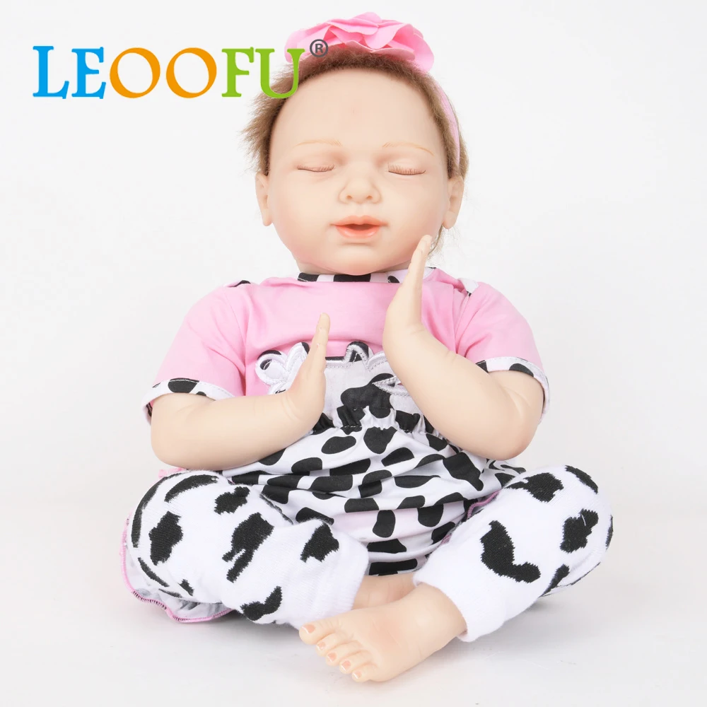 LEOOFU 20inch bebe reborn doll realistic vinyl doll for kids birthday gift christmas girls toys soft silicone reborn baby doll
LEOOFU 20inch bebe reborn doll realistic vinyl doll for kids birthday gift christmas girls toys soft silicone reborn baby doll