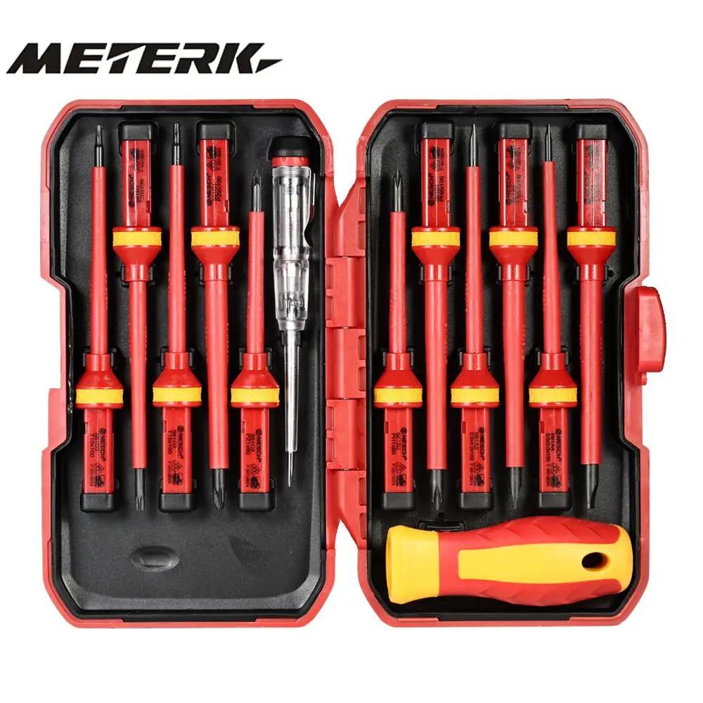 13pcs 1000V hand tools multitool Insulated Screwdrivers Set + Magnetic Slotted Phillips Pozidriv Torx Bits electrician tools
13pcs 1000V hand tools multitool Insulated Screwdrivers Set + Magnetic Slotted Phillips Pozidriv Torx Bits electrician tools