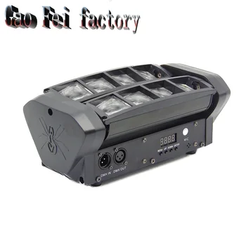 Hot Sales Portable NEW Moving Head Light LED Mini Spider 8*6W RGBW Beam Light For christmas dj projector
Hot Sales Portable NEW Moving Head Light LED Mini Spider 8*6W RGBW Beam Light For christmas dj projector