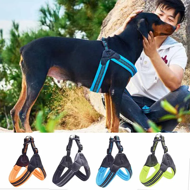 Nylon Adjustable Dog Pet Vest Harness Collars dog Training Harness Strap Hot