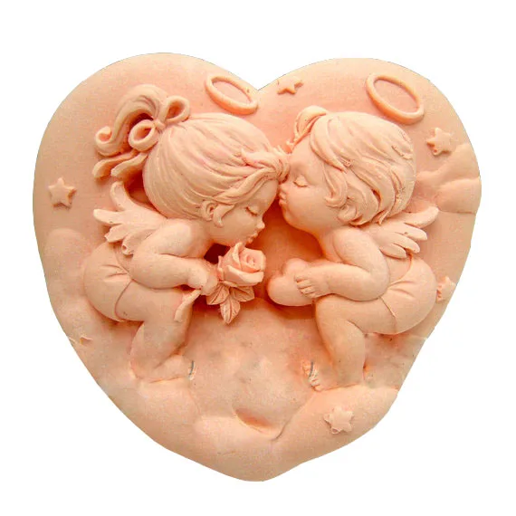 2D Silicone Soap/candle Mold -angel Cake Mold Couple Silicone Soap Mold Handmade Baby Mold Heart Moulds Silicone Rubber PRZY
2D Silicone Soap/candle Mold -angel Cake Mold Couple Silicone Soap Mold Handmade Baby Mold Heart Moulds Silicone Rubber PRZY