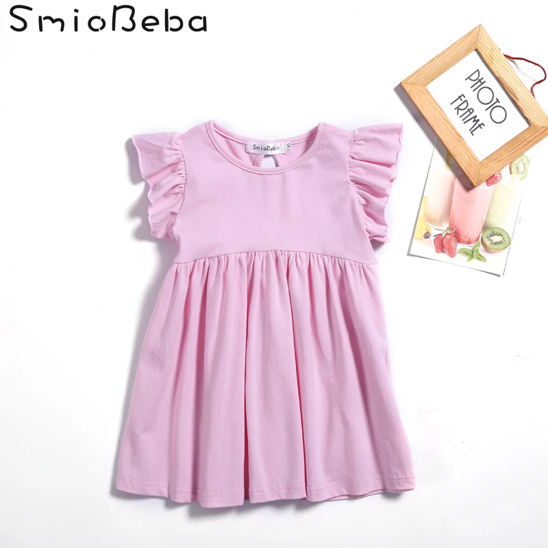 Girl Dresses Solid Pink Fly Sleeve Girl Dress 2019 Children's Clothing Dresses Girl Vestido Infant Girl Beautiful Princess Dress
Girl Dresses Solid Pink Fly Sleeve Girl Dress 2019 Children's Clothing Dresses Girl Vestido Infant Girl Beautiful Princess Dress