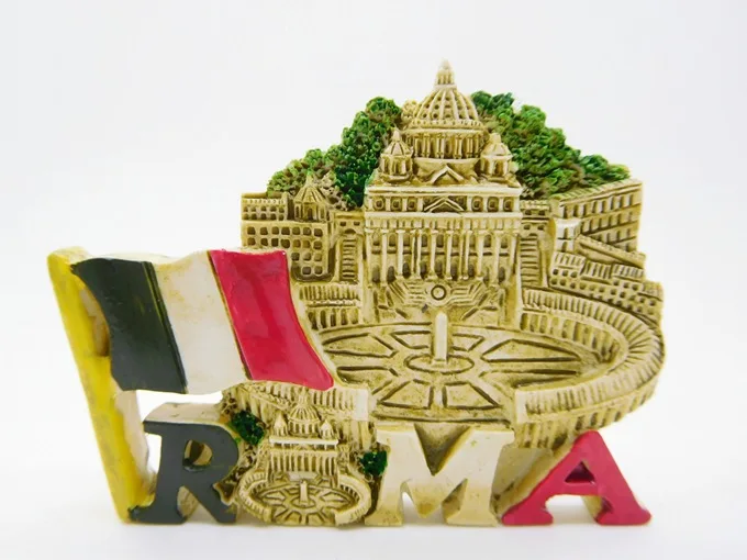Creative Tourism Rome Italy Vatican 3D Fridge Magnet Sticker Travel Souvenir Home Decoration 3D Refrigerator Magnets Sticker
Creative Tourism Rome Italy Vatican 3D Fridge Magnet Sticker Travel Souvenir Home Decoration 3D Refrigerator Magnets Sticker