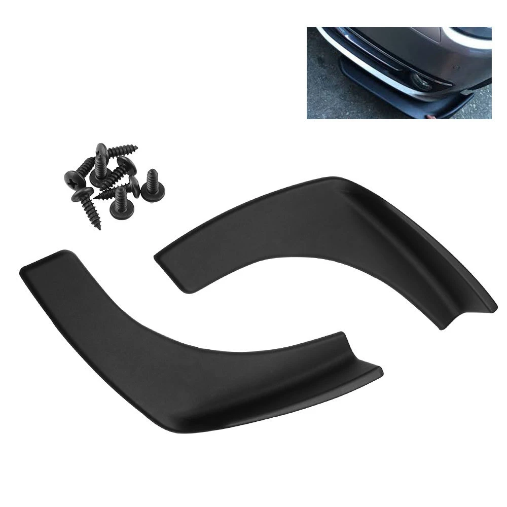 2Pcs/Set Universal Car Bumper Spoiler Front Rear Shovel Decorative Anti-scratch Wing Protector Black Car Styling Accessories
2Pcs/Set Universal Car Bumper Spoiler Front Rear Shovel Decorative Anti-scratch Wing Protector Black Car Styling Accessories