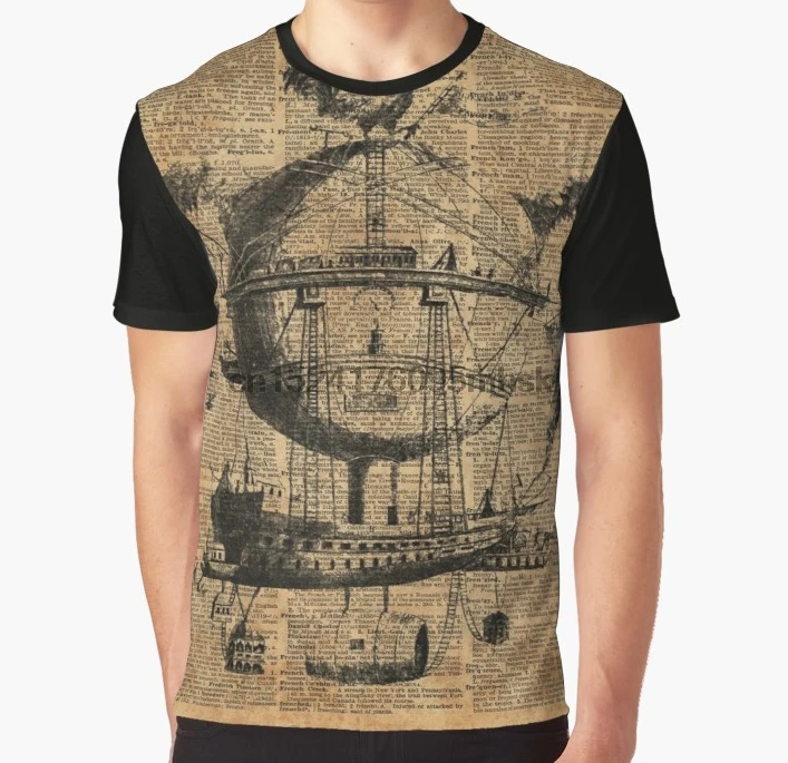 All Over Print Men t shirt Funny tshirt Victorian Steampunk Flying Machine Graphic Women T-Shirt
All Over Print Men t shirt Funny tshirt Victorian Steampunk Flying Machine Graphic Women T-Shirt