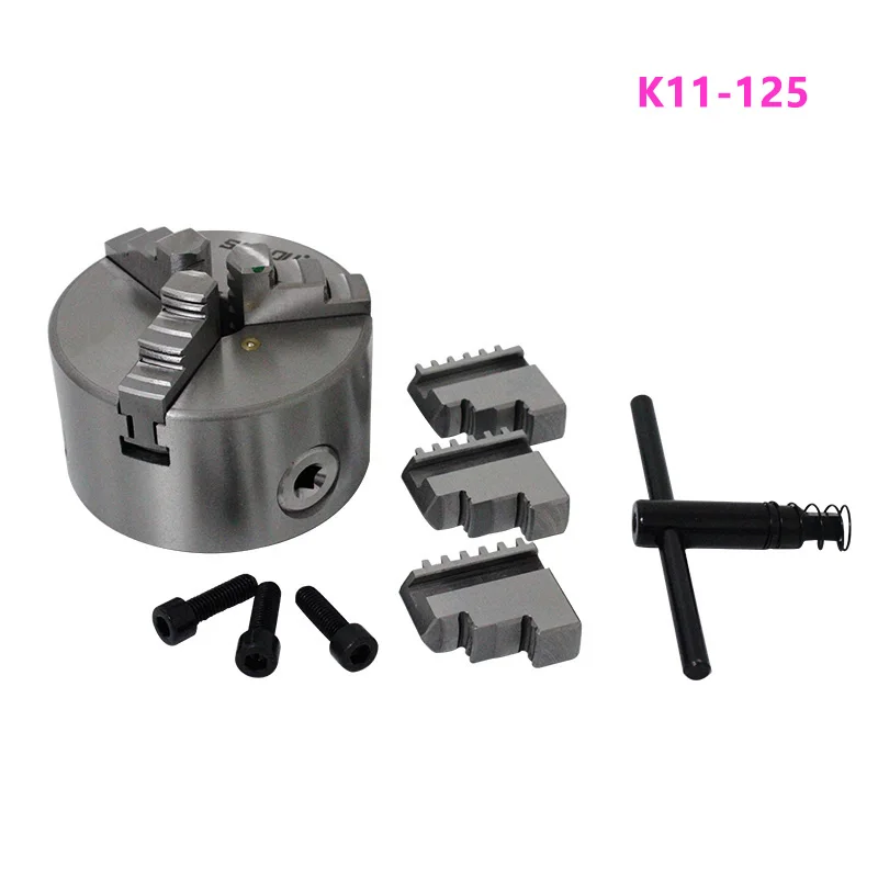 125mm 3 Jaw Lathe Chuck Self-Centering 5" K11-125 Hardened Steel for Drilling Milling Machine Wrench and Screws
125mm 3 Jaw Lathe Chuck Self-Centering 5" K11-125 Hardened Steel for Drilling Milling Machine Wrench and Screws