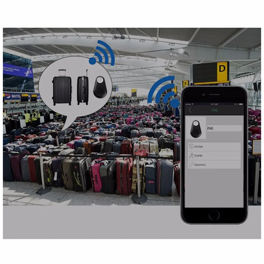 Лидер продаж Беспроводная Bluetooth сумка SaleSmart для трекера кошелек домашних