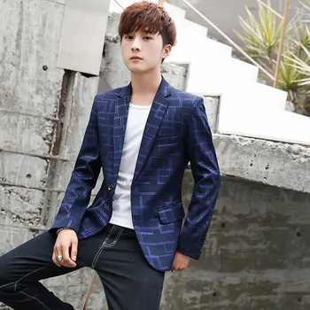Trajes De Hombre 2019 Korean Version Plaid Slim Trend Burgundy Black Navy Blue Men S Blazers
Trajes De Hombre 2019 Korean Version Plaid Slim Trend Burgundy Black Navy Blue Men S Blazers