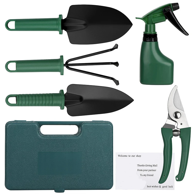 5 Pcs./Lot. Garden tool sets Combination of gardening tools Aluminum alloy garden spade Household composition tool set
5 Pcs./Lot. Garden tool sets Combination of gardening tools Aluminum alloy garden spade Household composition tool set