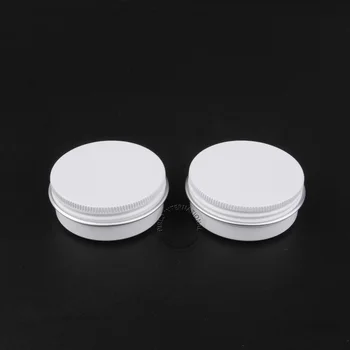 50pcs/lot 30g White Aluminium Jar Tin 30ml Empty Metal Cosmetic Containers 1oz Refillable Travel Pot Jars Free Shipping
50pcs/lot 30g White Aluminium Jar Tin 30ml Empty Metal Cosmetic Containers 1oz Refillable Travel Pot Jars Free Shipping
