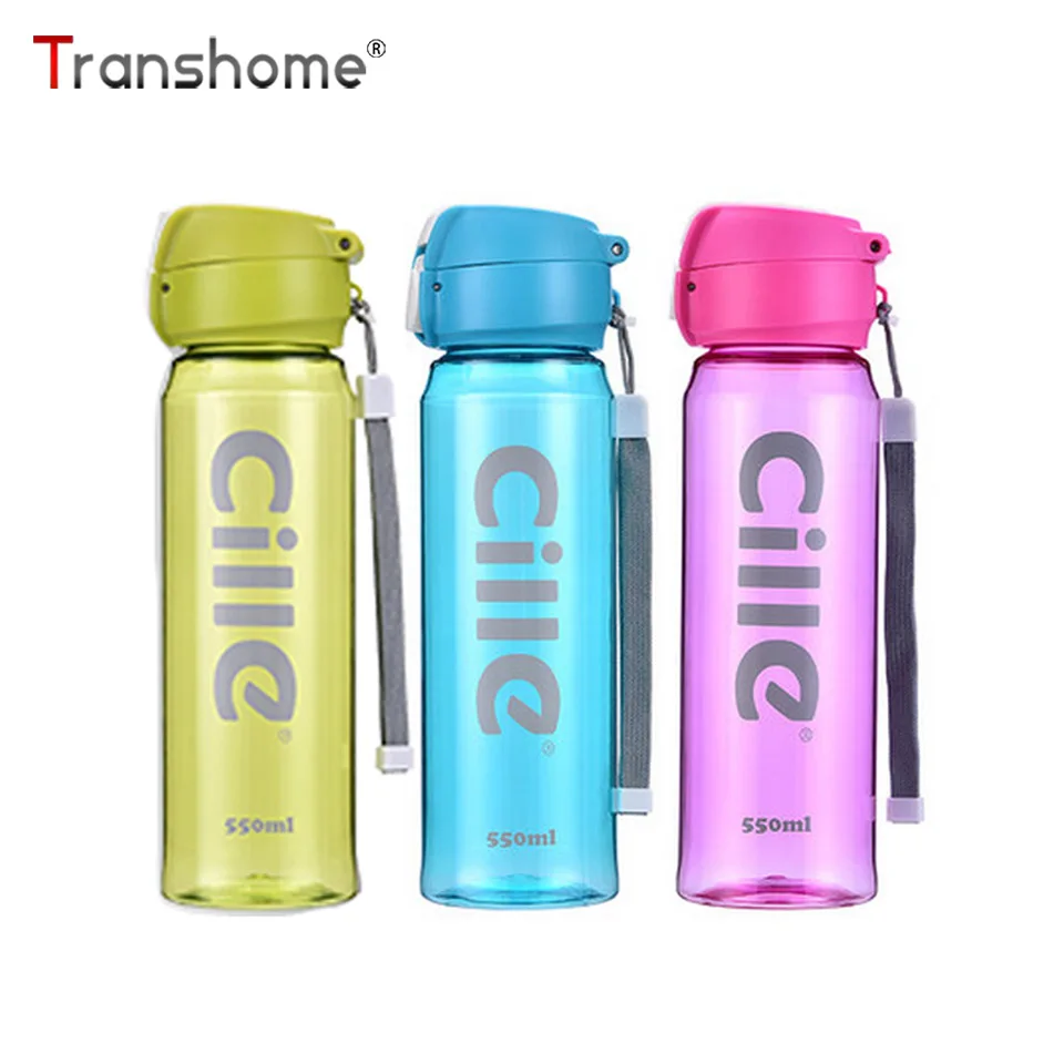 Transhome Sport Water Bottle 550ml Creative Food Grade Plastic Portable Bottles With Rope For Tour Outdoor Sports Running
Transhome Sport Water Bottle 550ml Creative Food Grade Plastic Portable Bottles With Rope For Tour Outdoor Sports Running