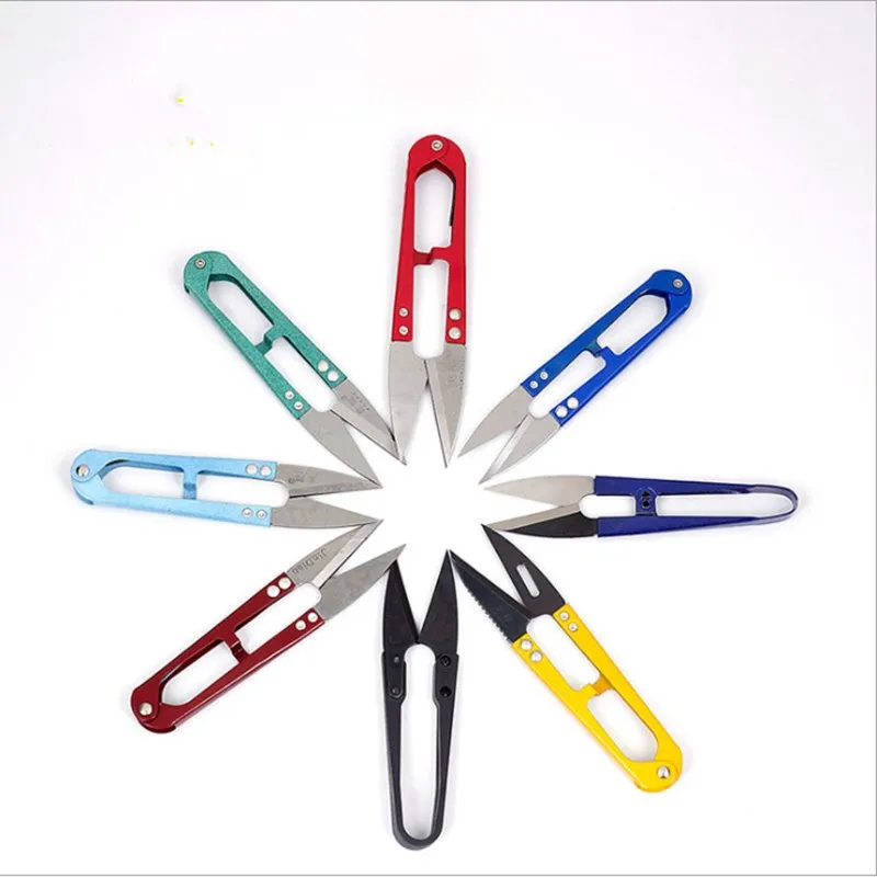 Repair Cloth Spring Yarn Trimming Scissors U-shaped Thread Cutting Head Cut Cross Stitch Small Scissors Color Sewing Yarn Scisso
Repair Cloth Spring Yarn Trimming Scissors U-shaped Thread Cutting Head Cut Cross Stitch Small Scissors Color Sewing Yarn Scisso