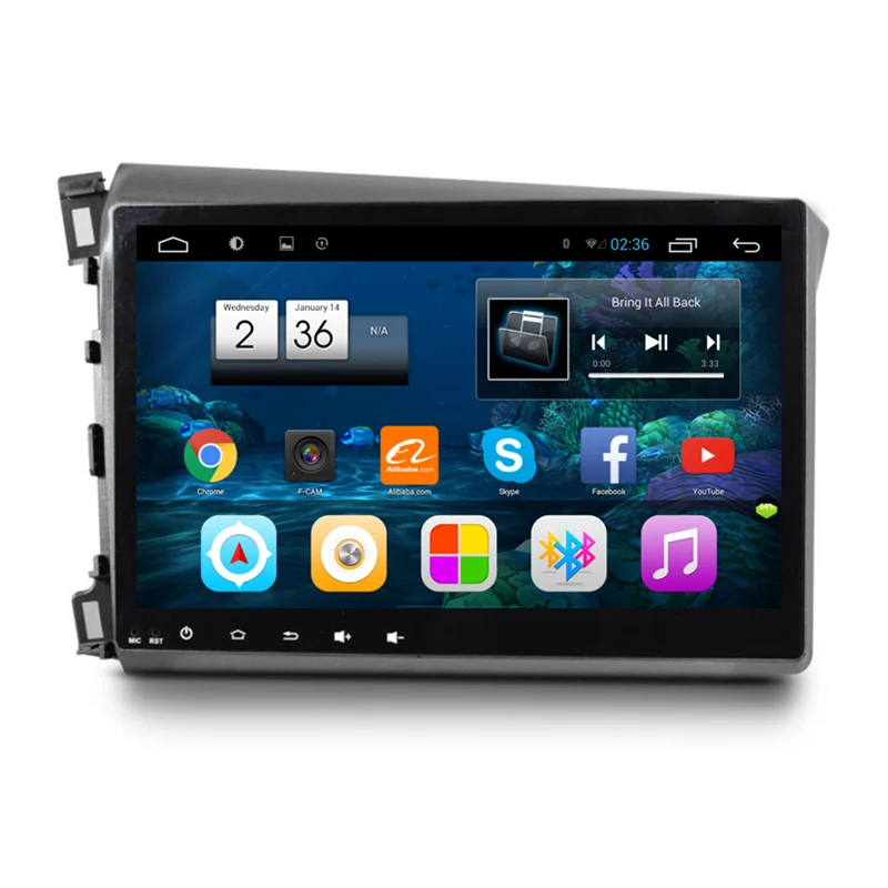 10.2" Android Car Multimedia Stereo GPS Navigation DVD Radio Audio Sat Nav Head Unit for Honda Civic 2012 2013 2014 2015 2016
10.2" Android Car Multimedia Stereo GPS Navigation DVD Radio Audio Sat Nav Head Unit for Honda Civic 2012 2013 2014 2015 2016