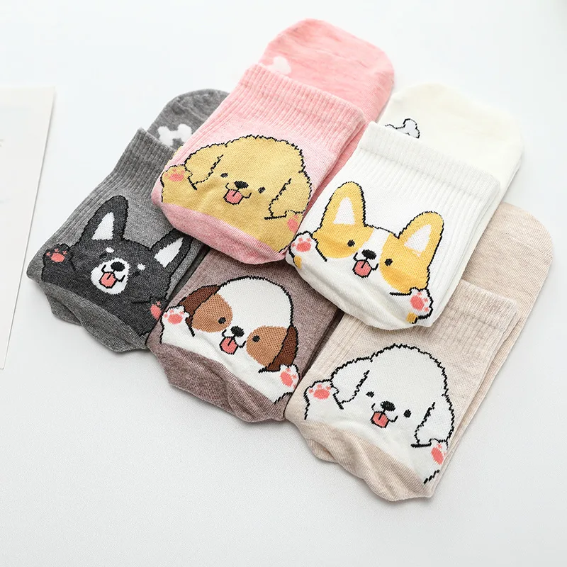 Hot Sale New Design High Quality Women Cotton Floor Length Casual Striped Cartoon Socks Female Animal Dogs Socks
Hot Sale New Design High Quality Women Cotton Floor Length Casual Striped Cartoon Socks Female Animal Dogs Socks