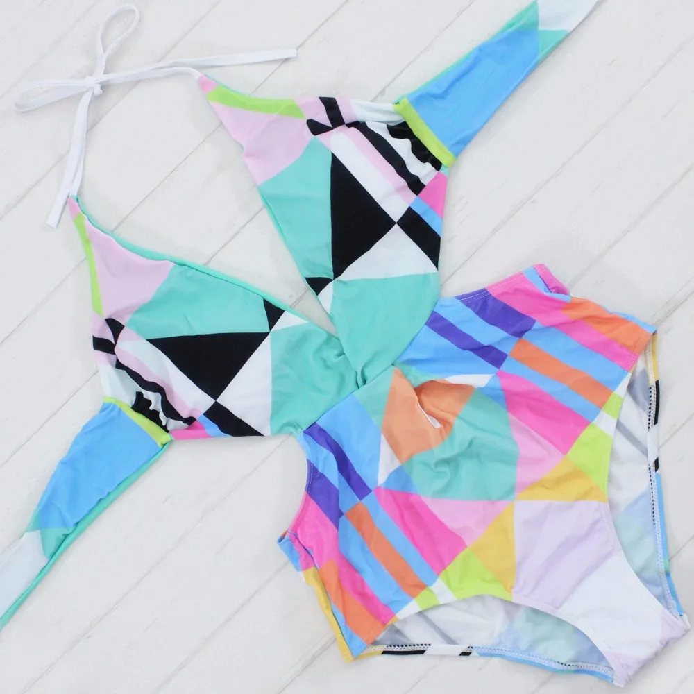 2016 Women Push Up Print Swimwear Printed One Piece Swimsuit Cut Out Monokini Bandage Bathing Suit Maillot De Bain
2016 Women Push Up Print Swimwear Printed One Piece Swimsuit Cut Out Monokini Bandage Bathing Suit Maillot De Bain