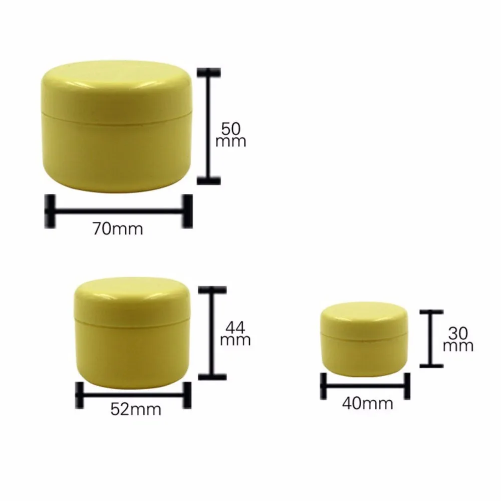 5pcs Refillable Bottles Plastic Empty Makeup Jar Pot Travel Face Cream/Lotion/Cosmetic Container 5 Colors 20/50/100g
5pcs Refillable Bottles Plastic Empty Makeup Jar Pot Travel Face Cream/Lotion/Cosmetic Container 5 Colors 20/50/100g