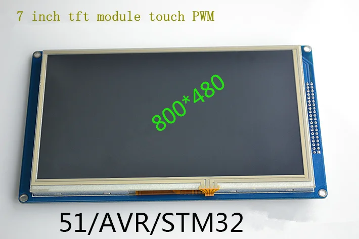 7.0" inch TFT LCD Display 800*480 Touch Panel Module xpt2046 or No touch SSD1963 drvier 8080 Parallel 16bit For 51/AVR/STM32
7.0" inch TFT LCD Display 800*480 Touch Panel Module xpt2046 or No touch SSD1963 drvier 8080 Parallel 16bit For 51/AVR/STM32