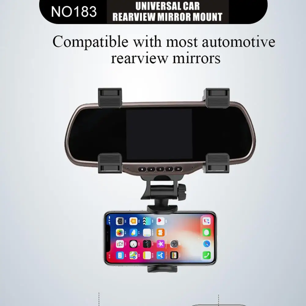 Adjustable Car Rearview Mirror Mount Mobile Phone Holder Stand Universal Navigation Support Automobile Data Recorder Bracket
Adjustable Car Rearview Mirror Mount Mobile Phone Holder Stand Universal Navigation Support Automobile Data Recorder Bracket