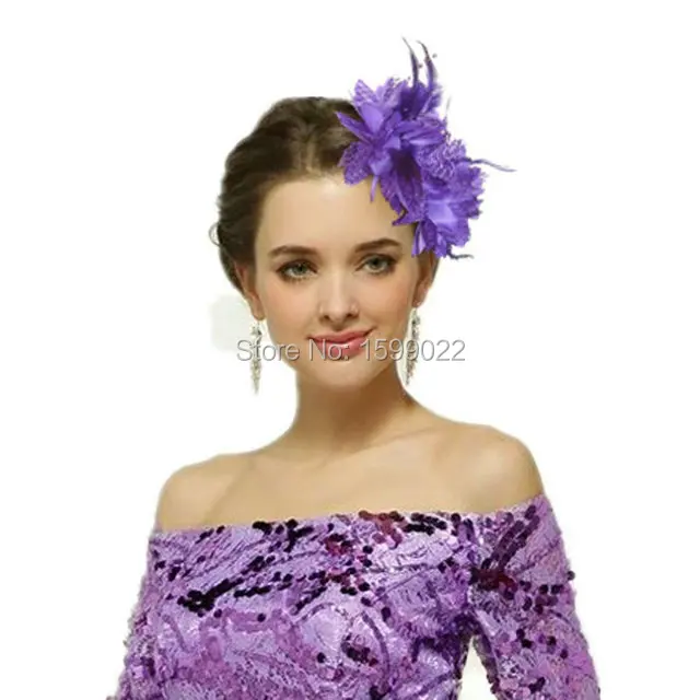 2pcs/lot Wedding Latin Dance Feather Flower Hair Clips Rubber Band Bridal Corsage for Girls Women Cocktail Party Headwear Purple
2pcs/lot Wedding Latin Dance Feather Flower Hair Clips Rubber Band Bridal Corsage for Girls Women Cocktail Party Headwear Purple