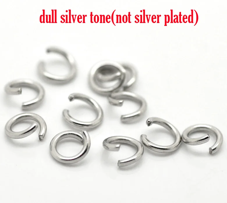 DoreenBeads Silver Tone Stainless Steel Open Jump Rings 6mm(1/4"), Cadmium Free,sold per packet of 65 new
DoreenBeads Silver Tone Stainless Steel Open Jump Rings 6mm(1/4"), Cadmium Free,sold per packet of 65 new
