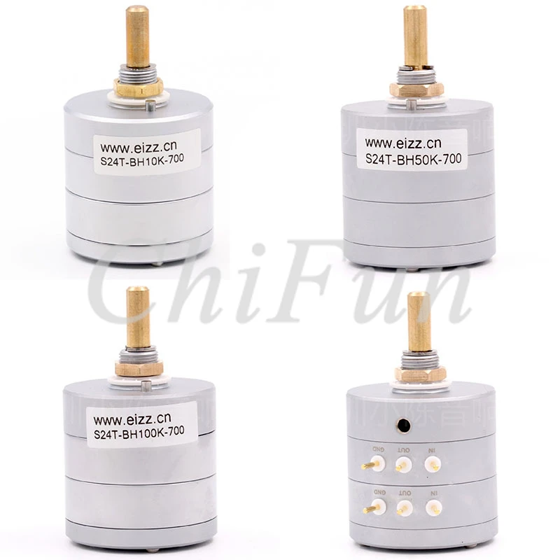 EIZZ upgrade version 24 step pressure step volume potentiometer dual channel stereo 10K / 25K / 50K / 100K / 250K
EIZZ upgrade version 24 step pressure step volume potentiometer dual channel stereo 10K / 25K / 50K / 100K / 250K