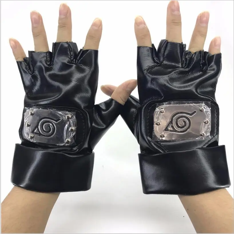 

Naruto Hatake Kakashi Gloves Cosplay Costumes Accessories Kakashi Mittens Anime Dress apparel Around Props