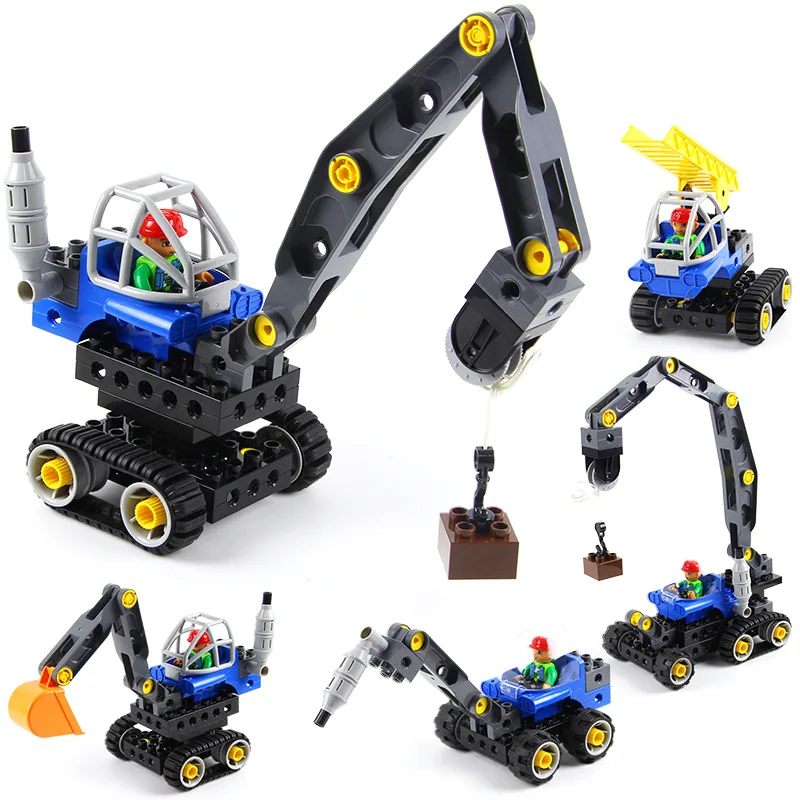 MEOA 5 In 1 38pcs Large Building Blocks Tech Machine-large Crane Compatible With LegoINGlys Duplo TECHNIC Moc Bricks Kids Toy
MEOA 5 In 1 38pcs Large Building Blocks Tech Machine-large Crane Compatible With LegoINGlys Duplo TECHNIC Moc Bricks Kids Toy