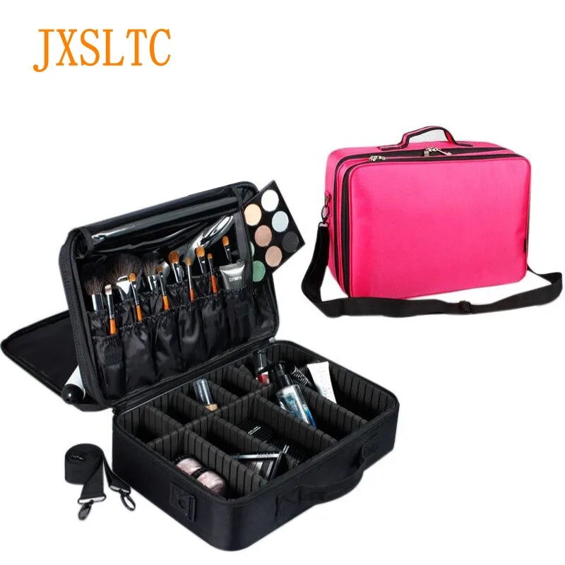 Professional Make up Cosmetic Bag Large Capacity Women's Travel Organizer for a bag Makeup kits Cosmetic Brush Storage suitcase
Professional Make up Cosmetic Bag Large Capacity Women's Travel Organizer for a bag Makeup kits Cosmetic Brush Storage suitcase