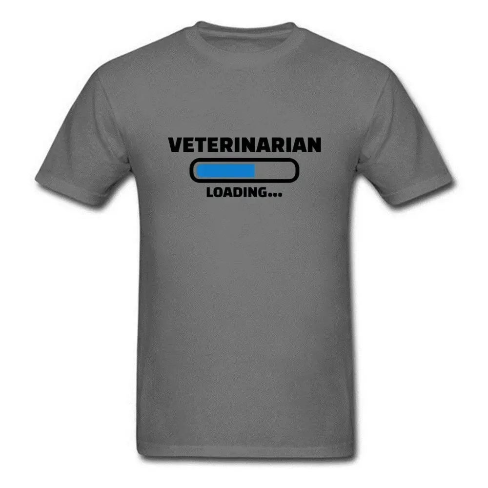 Veterinarian loading 11588 Street T Shirt for Men Pure Cotton Labor Day Tops Tees T-Shirt Short Sleeve New Fashion Round Collar Veterinarian loading 11588 carbon