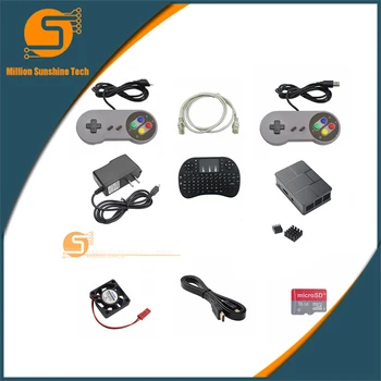 2 pieces game handle+1.8m cable+case+power supply+heat sink+mini keyboard+1.5mHDMI+16G SD+fan for Raspberry pi 3 B free shipping
2 pieces game handle+1.8m cable+case+power supply+heat sink+mini keyboard+1.5mHDMI+16G SD+fan for Raspberry pi 3 B free shipping