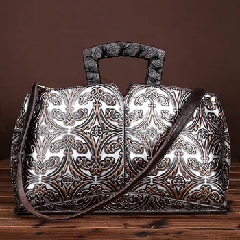 Norbinus Luxury Women Genuine Leather Handbags Female Floral Messenger Shoulder Bags Vintage Designer Top-Handle Bags Tote Hobos
Norbinus Luxury Women Genuine Leather Handbags Female Floral Messenger Shoulder Bags Vintage Designer Top-Handle Bags Tote Hobos