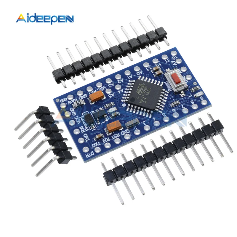 Pro Mini Atmega328P Board 5V 16Mhz Replace ATmega128P With Pin Header Bootloader For Arduino Nano DC 3.8-12V
Pro Mini Atmega328P Board 5V 16Mhz Replace ATmega128P With Pin Header Bootloader For Arduino Nano DC 3.8-12V