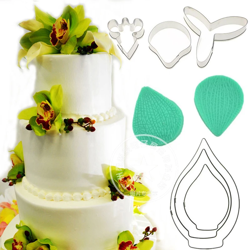 Phalaenopsis Orchid flower petal Veiner & Calla Lily Cutter Cake Decorating Moulds Fondant Sugar craft Mould Sugar tool set
Phalaenopsis Orchid flower petal Veiner & Calla Lily Cutter Cake Decorating Moulds Fondant Sugar craft Mould Sugar tool set