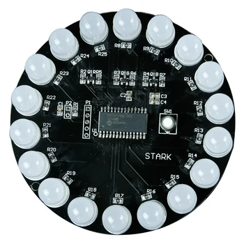 MODIKER Finished Electronic High Tech Mini Electronic LED Aurora lamp Induction Lighting Kit with 18 LEDs Programmable Toys
MODIKER Finished Electronic High Tech Mini Electronic LED Aurora lamp Induction Lighting Kit with 18 LEDs Programmable Toys