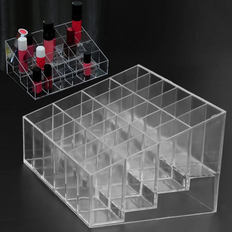 24 Grid Acrylic Makeup Organizer Storage Box Cosmetic Box Lipstick Jewelry Box Case Holder Display Stand Make Up Storage Holder
24 Grid Acrylic Makeup Organizer Storage Box Cosmetic Box Lipstick Jewelry Box Case Holder Display Stand Make Up Storage Holder