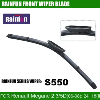 RAINFUN S550 24"+18" dedicated car wiper blade for Renault Megane 2 Grandtour/ESTATE(06-09), High Quality
RAINFUN S550 24"+18" dedicated car wiper blade for Renault Megane 2 Grandtour/ESTATE(06-09), High Quality