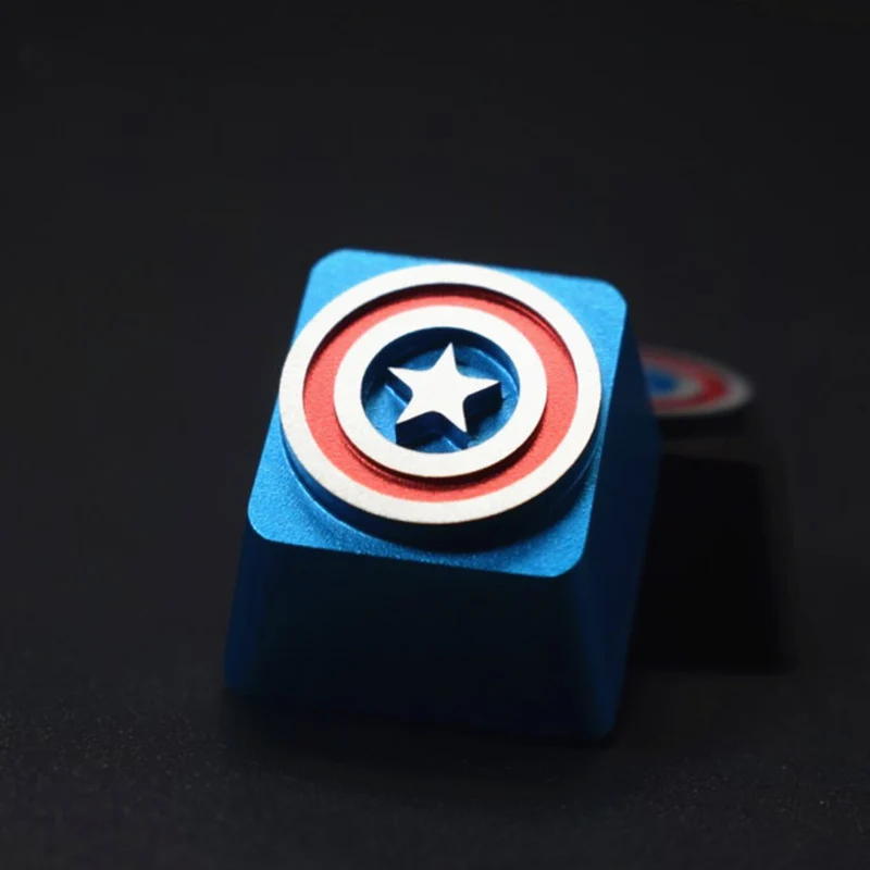 3 Types Captain America Shield Metal Keycaps For Cherry Mx Switches Mechincal Keyboard ESC R4 Aluminum Alloy Key Cap
3 Types Captain America Shield Metal Keycaps For Cherry Mx Switches Mechincal Keyboard ESC R4 Aluminum Alloy Key Cap