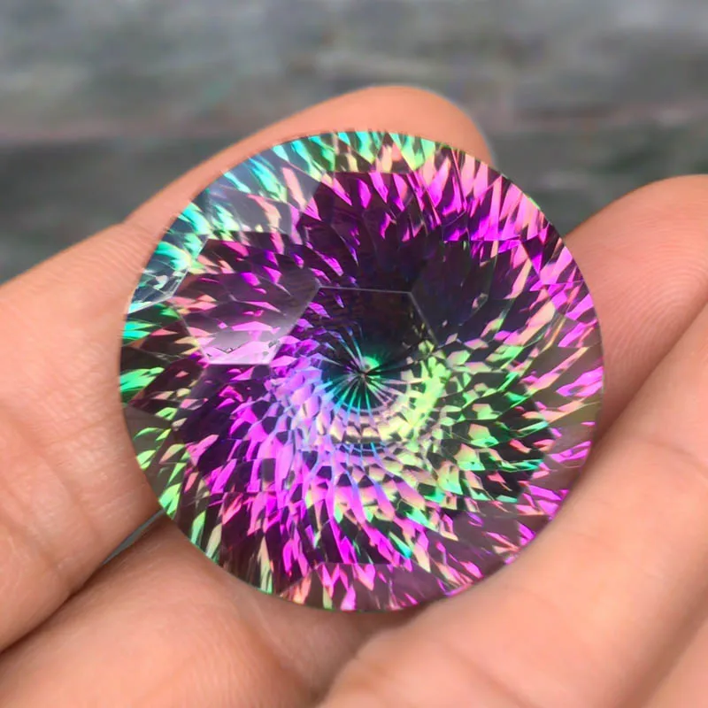 CSJ Big Stone 30MM Created Corundum Round Concave Cut Loose Gemstone For Diy Fine Jewelry 925 Silver Mounting or Acticle Table
CSJ Big Stone 30MM Created Corundum Round Concave Cut Loose Gemstone For Diy Fine Jewelry 925 Silver Mounting or Acticle Table