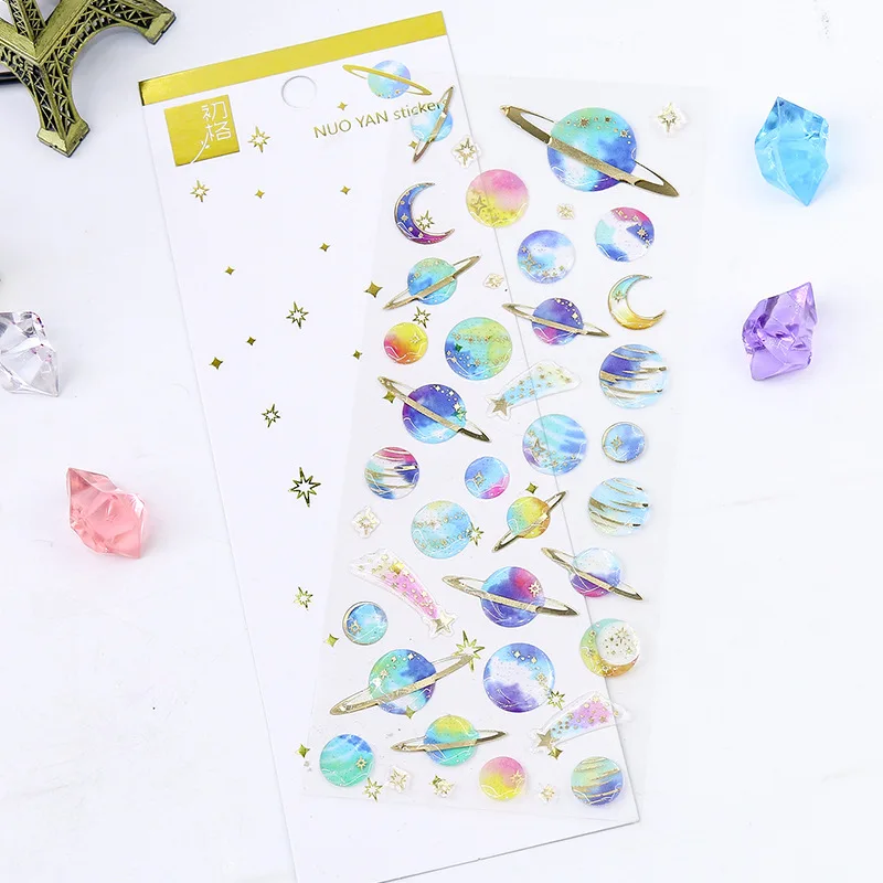 Creative three-dimensional adhesive tape, cartoon cute Star Sky Handbook mobile phone notebook decorative sticker
Creative three-dimensional adhesive tape, cartoon cute Star Sky Handbook mobile phone notebook decorative sticker