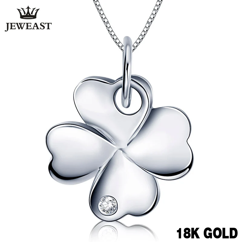 18K Diamond Pendant Clover Single real natural genuine pure solid women girl miss gift for trendy fine good 2017 new hot sale
18K Diamond Pendant Clover Single real natural genuine pure solid women girl miss gift for trendy fine good 2017 new hot sale