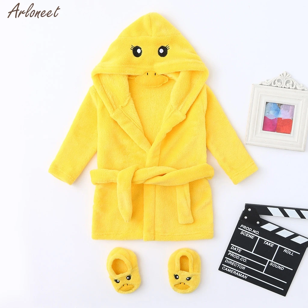 Infant Boys Girls Cartoon Flannel Bathrobes Hoodie Sleepwear+Footwear Outfits Kids Outfits Fashion Short 2019 NEW
Infant Boys Girls Cartoon Flannel Bathrobes Hoodie Sleepwear+Footwear Outfits Kids Outfits Fashion Short 2019 NEW