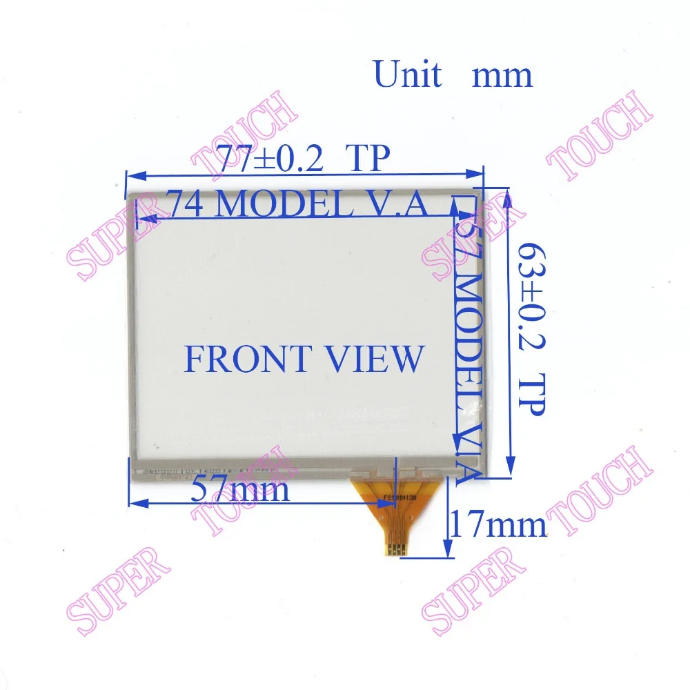 ZhiYuSun for LTV350QV-F08 4WGOB NEW4 Four Wire Resistive Touch Screen Cardvd 77mm*63mm made in Taiwan 4WGOB 77*63
ZhiYuSun for LTV350QV-F08 4WGOB NEW4 Four Wire Resistive Touch Screen Cardvd 77mm*63mm made in Taiwan 4WGOB 77*63