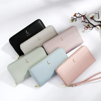 Wristband Women Long Wallet Luxury Wallets Pu Leather Female Purses Soft Women's Clutch Wallet Zipper Money Bag Multi-card Slot
Wristband Women Long Wallet Luxury Wallets Pu Leather Female Purses Soft Women's Clutch Wallet Zipper Money Bag Multi-card Slot