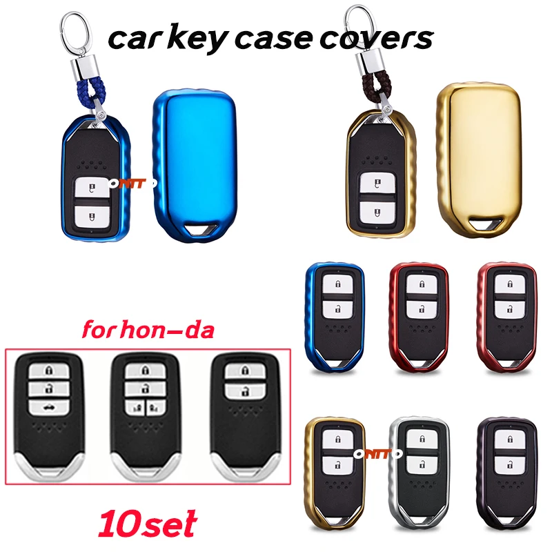 Protective Covers 10set Key Case shell Key Chain Smart Remote 2/3/4 buttons Car styling for Honda CR-V 2017 Pilot Vezel CRIDER
Protective Covers 10set Key Case shell Key Chain Smart Remote 2/3/4 buttons Car styling for Honda CR-V 2017 Pilot Vezel CRIDER